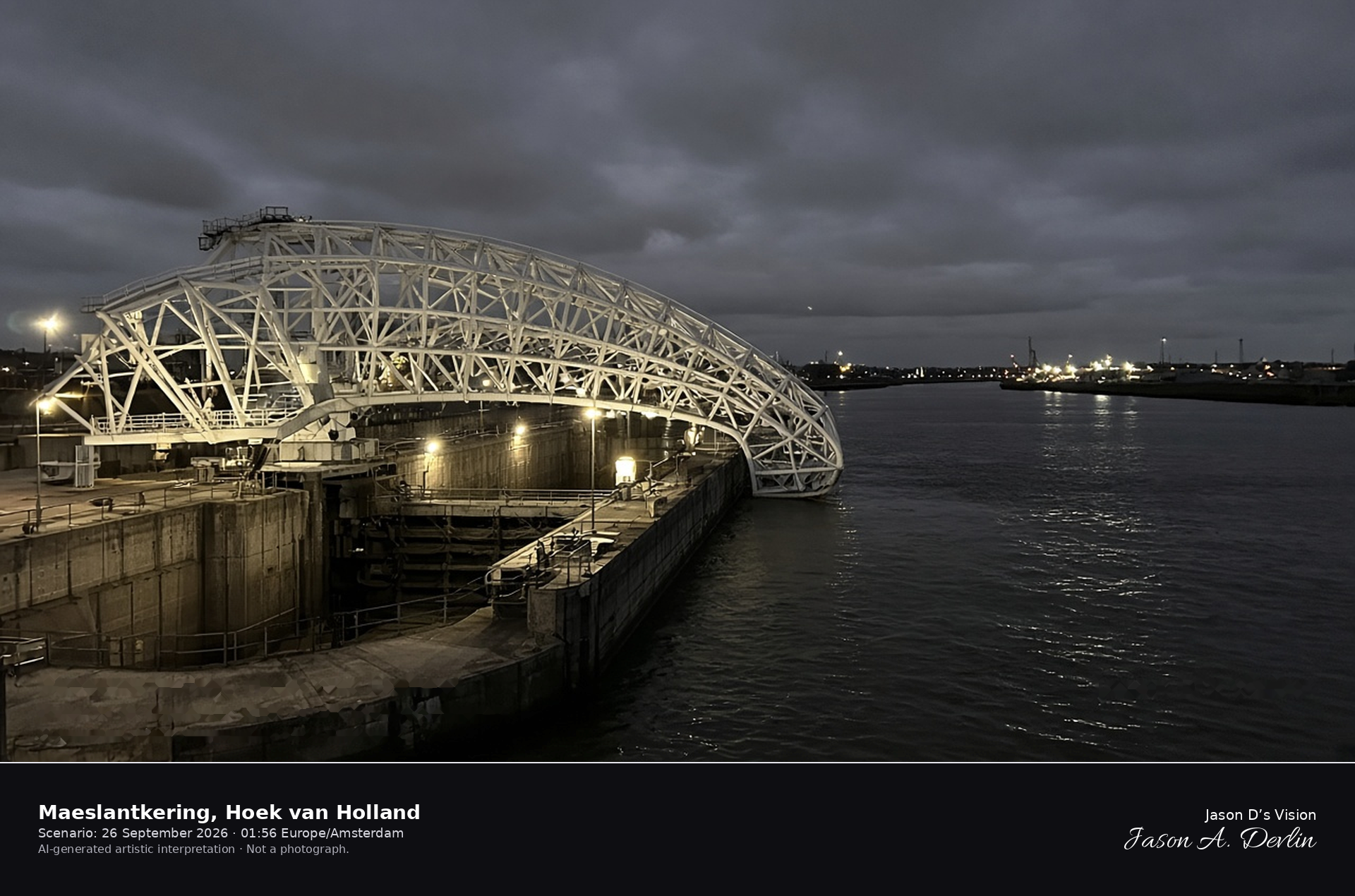 Maeslantkering, Hoek van Holland